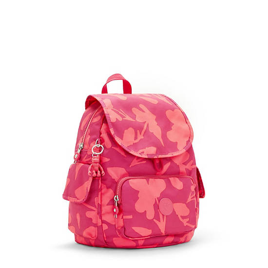 Mochilas Kipling City Pack Small Printed Rosas | MX 1517GS